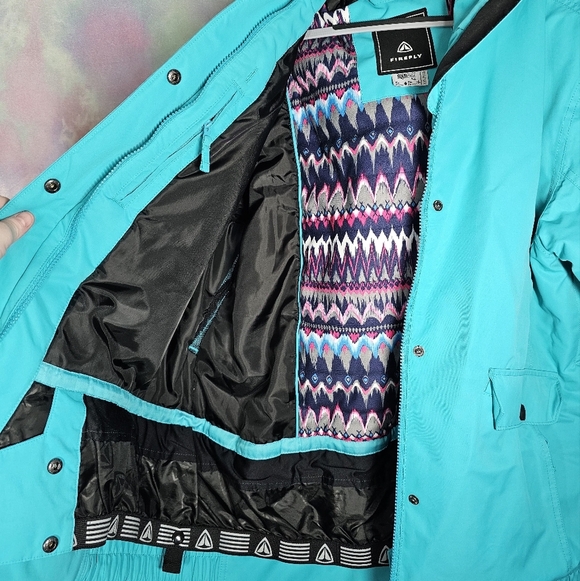Firefly Aquabase Elite Turquoise Winter Jacket Size XXL - Picture 13 of 15